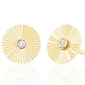 EF Collection diamond disc studs